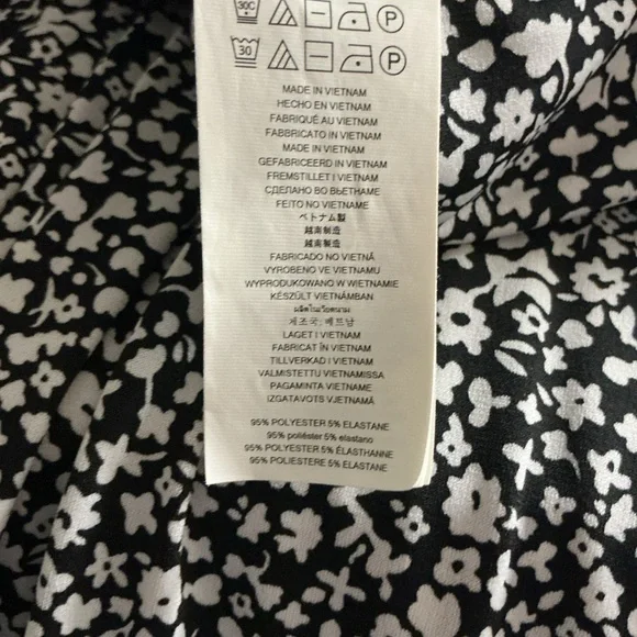 Michael Kors Black and White Patterned Jumpsuit size M - Picture 6 of 12